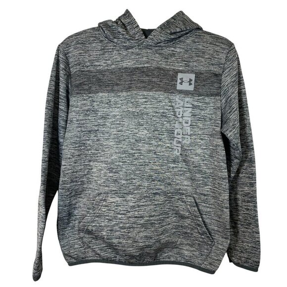 Under armour Other - Under Armour Fleece Lined Youth Large Hoodie Pullover Pouch Pockets Gray